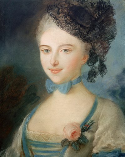 Porträt von Madame Balzac, um 1798 von French School